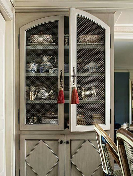wire mesh for cupboard and cabinet doors