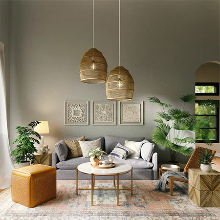 lighting ideas for living rom