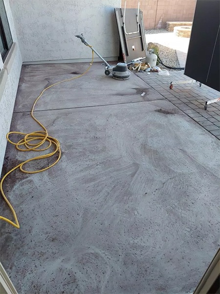 How to Paint and Stencil a Concrete Floor