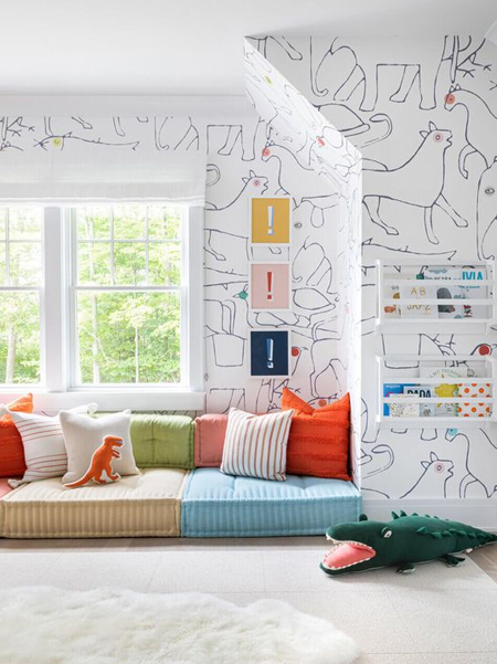white walls for childrens playroom