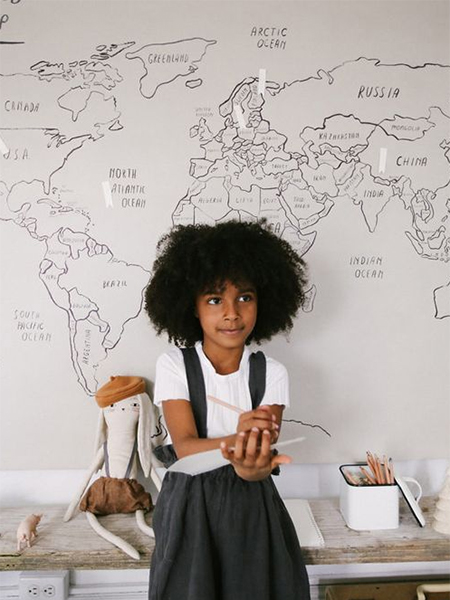 dry erase wall or childrens bedroom