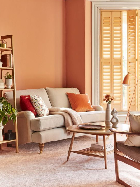 ideas for orange rooms