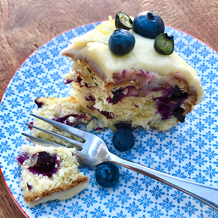 Grace Stevens - Blueberry & Lemon Cake Recipe