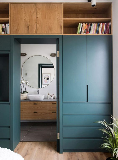 find space for wardrobes or built-in cupboards