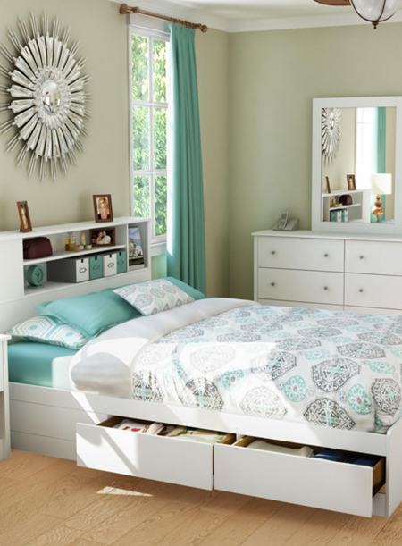 storage under bed for clothes