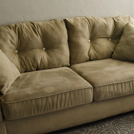 add stuffing to flat cushions