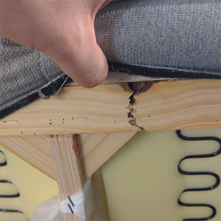 repair sofa or couch broken frame