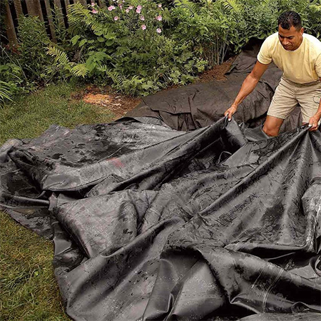 pond liner for water feature
