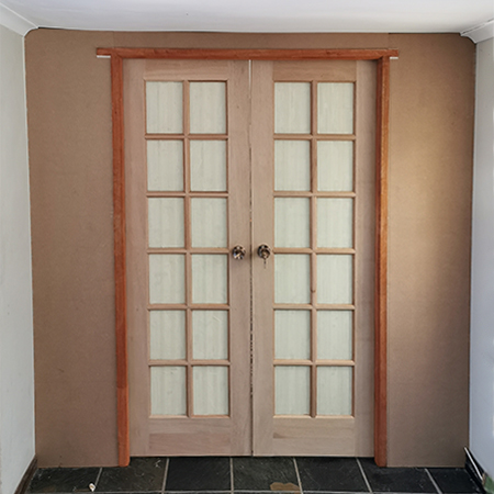 how to fit french door