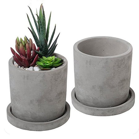 cement concrete flower pots
