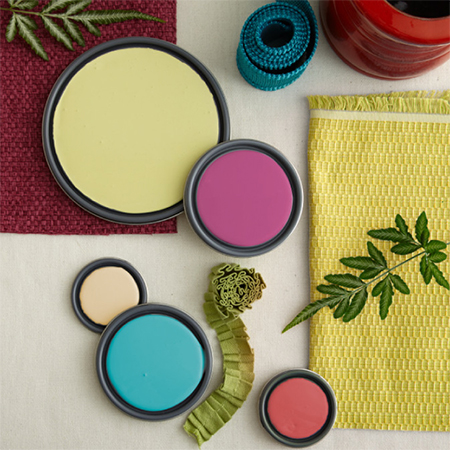 fresh colours for a bedroom