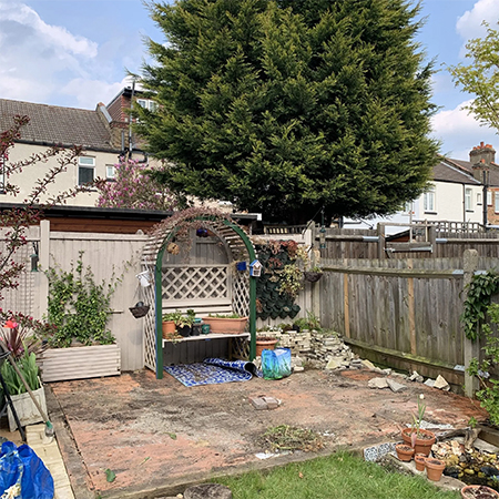 before and after paving paint