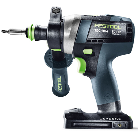 Festool Cordless Percussion Drill TPC 18/4 Basic QUADRIVE