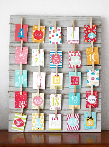 printable advent calendar