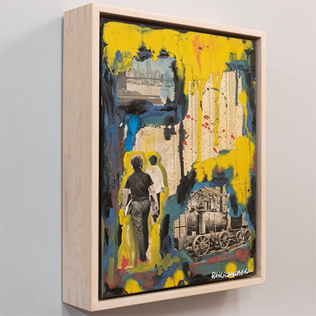 diiy how to make floating frame