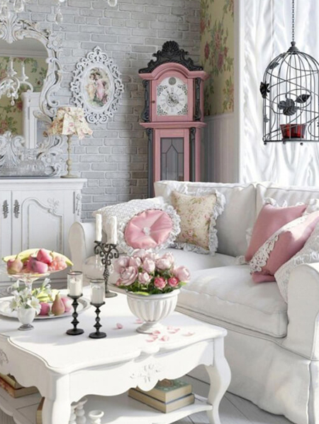 decorate shabby chic style