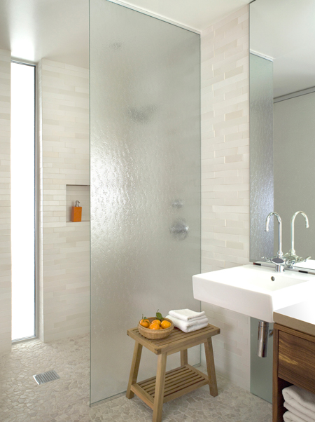 privacy screen for walk-in shower