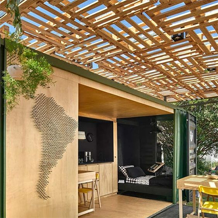 pallet wood ceiling or roof