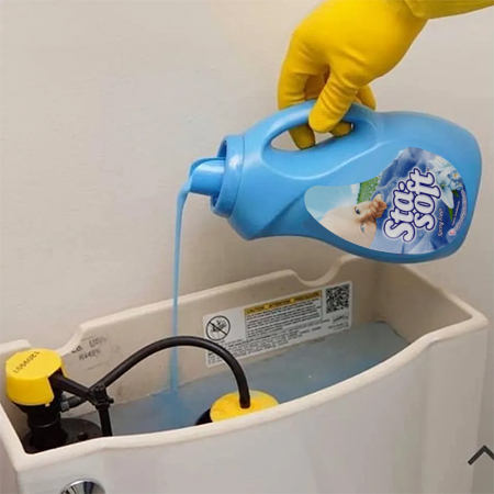 Don't put Fabric Softener in your toilet