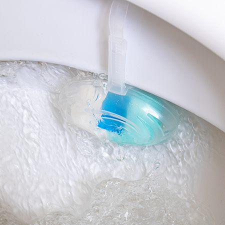 do not pour fabric softener into toilet