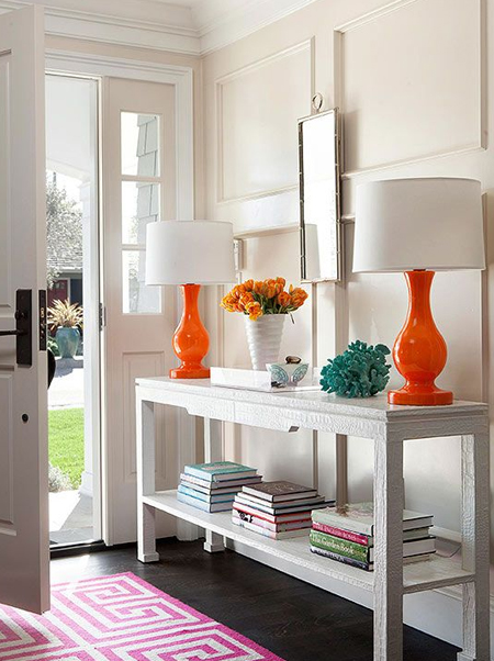 colourful table lamps