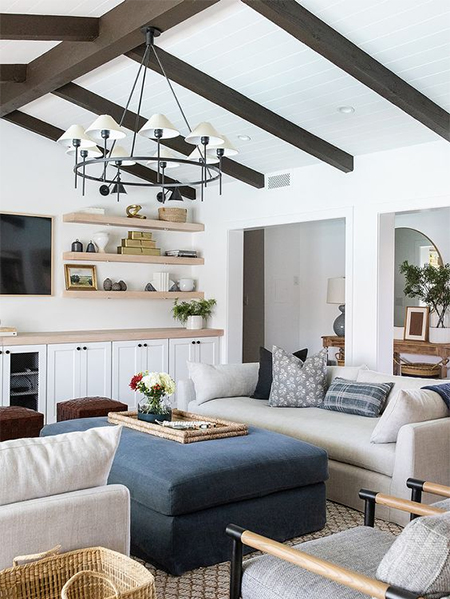 make upholstered ottoman for living room