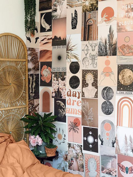 wall art boho bedroom