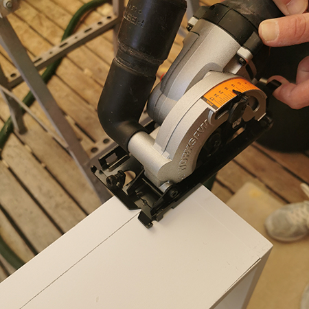 worx portable mini circular saw