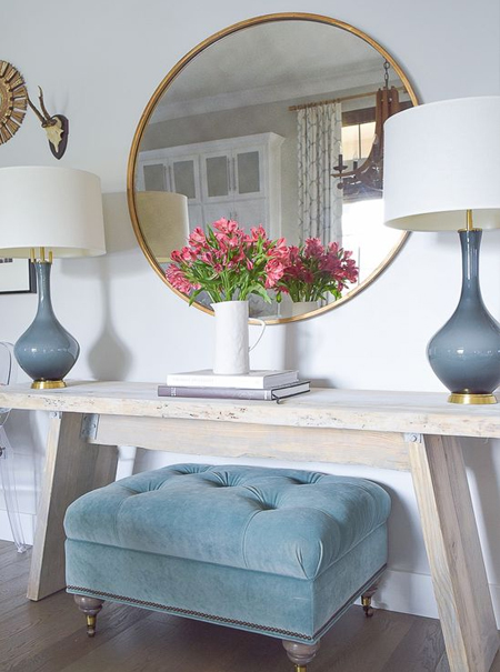 mirror to decoration and brightness