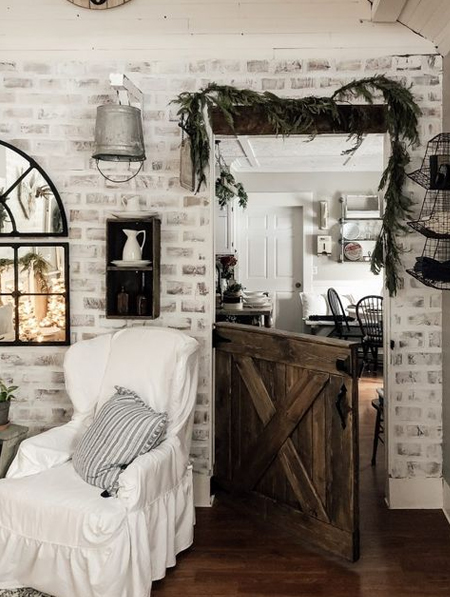 how to faux brick wall