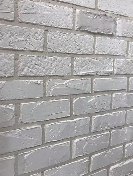 how to make a faux brick wall