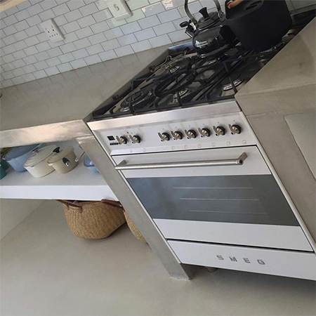 how to use cemcrete countertop mix