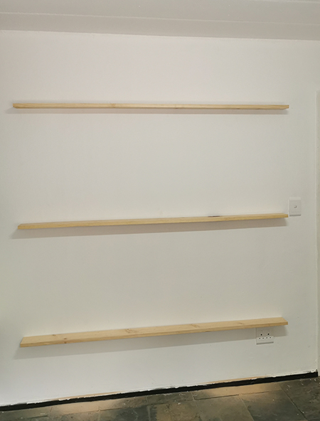 Easy DIY Ledge Shelves to Display Art
