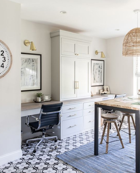 space in kitchen for homework or home office