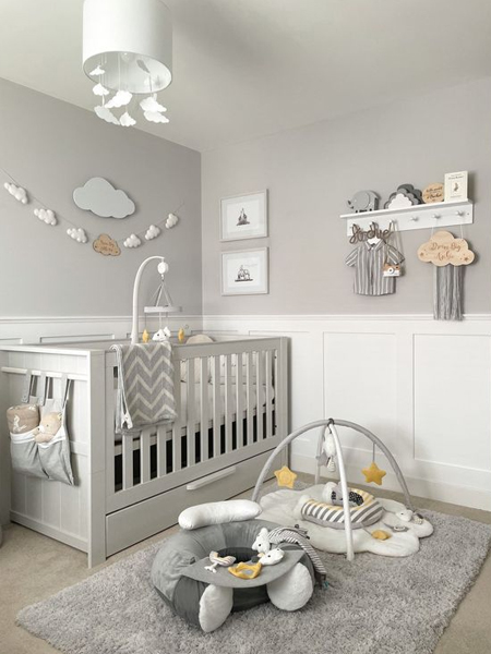 soothing colour palette for nursery
