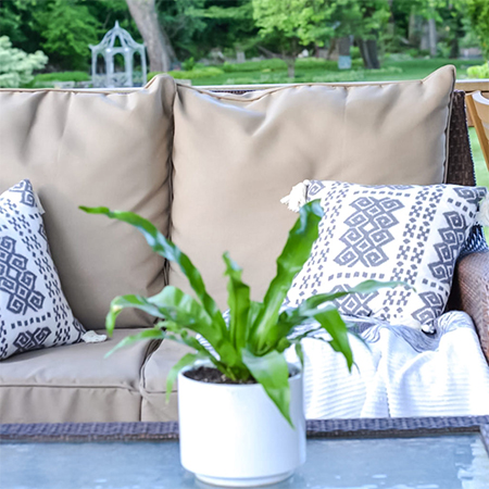 make cushions for patio furniture