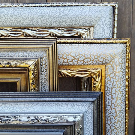 how to crackle picture frame