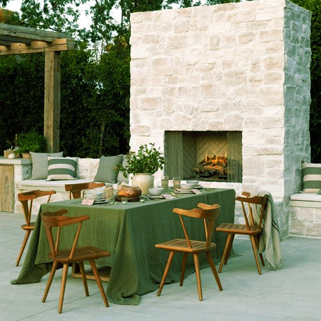 outdoor spaces are comfortable