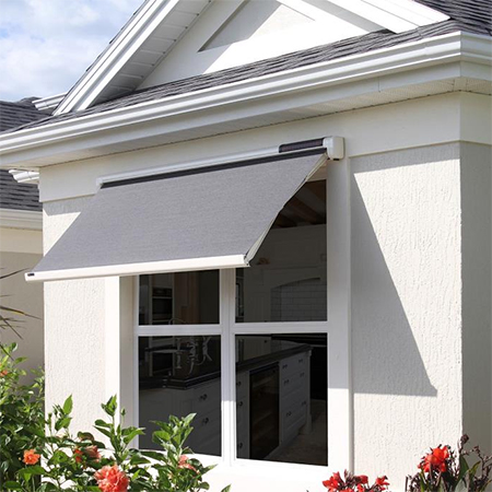 install window and door awnings to keep house cool