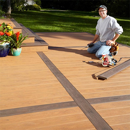 How to Lay a Composite Deck over a Concrete Slab