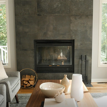 Resurface a Face Brick Fireplace Surround