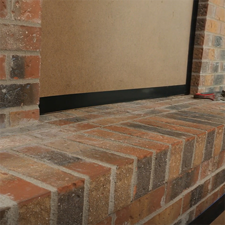 Resurface a Face Brick Fireplace Surround