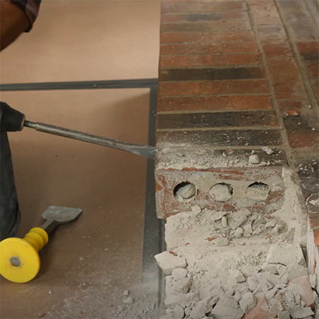 Resurface a Face Brick Fireplace Surround