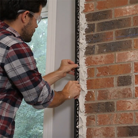 Resurface a Face Brick Fireplace Surround