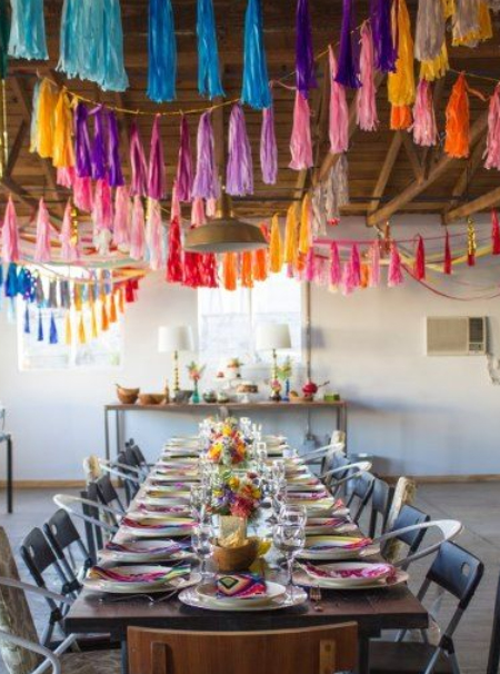 sustainable paper party decorations