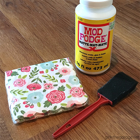 How to use Decoupage for Insta-Worthy Furniture