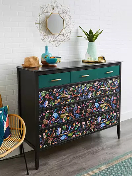 decoupage ideas on furniture