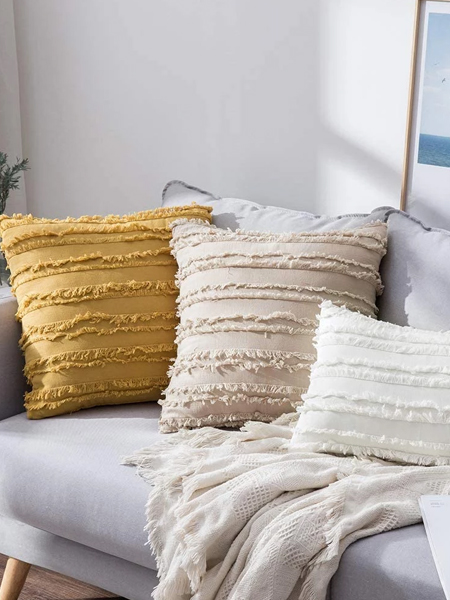 use sewing machine to make cushion covers