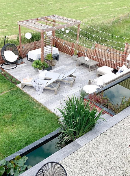 Design a Garden around a Simple Pergola