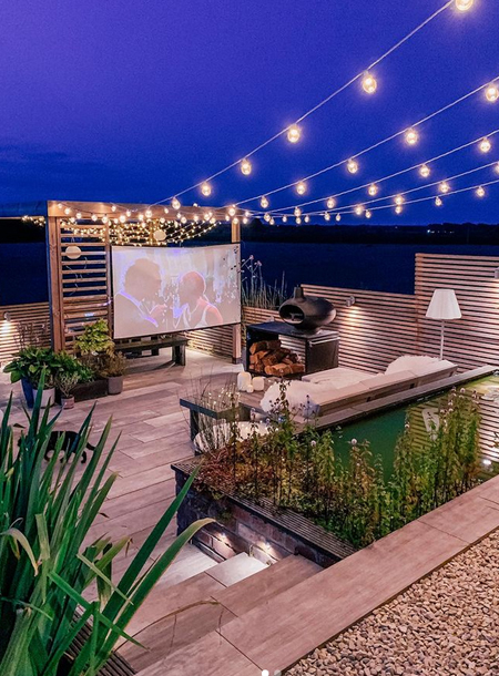 outdoor lighting for pergola